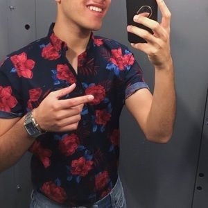 Men Hawaiian shirt
